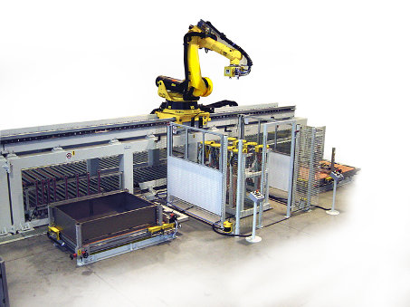 Roboter-Station für das Punktschweissen für Metall-Schränke und Schublade